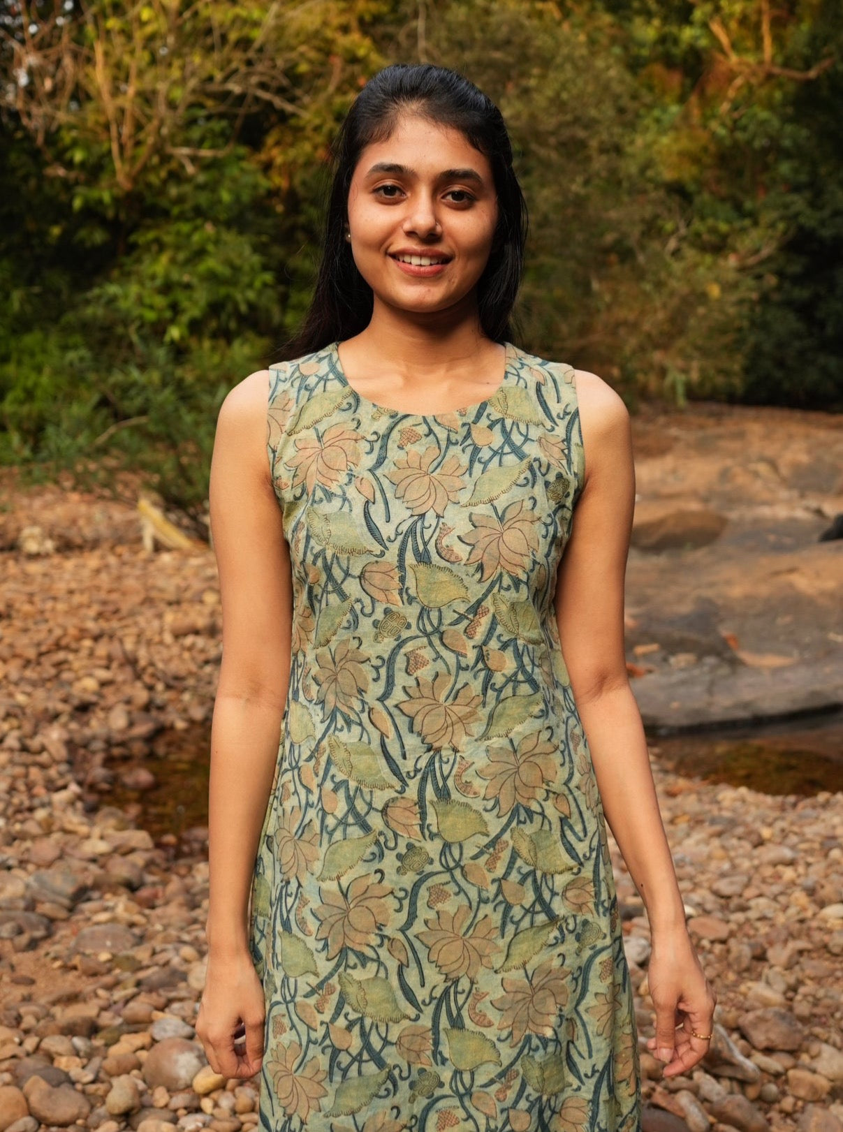 Sunitha Charma’s Green Maxi Dress